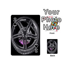 Bord Edge Wheel Tire Black Car Playing Cards 54 (mini)  by Nexatart