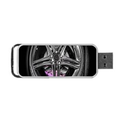 Bord Edge Wheel Tire Black Car Portable Usb Flash (one Side) by Nexatart