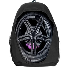 Bord Edge Wheel Tire Black Car Backpack Bag by Nexatart