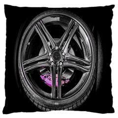 Bord Edge Wheel Tire Black Car Standard Flano Cushion Case (two Sides) by Nexatart