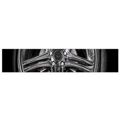 Bord Edge Wheel Tire Black Car Flano Scarf (small) by Nexatart