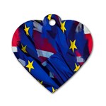 Brexit Referendum Uk Dog Tag Heart (One Side) Front