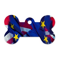 Brexit Referendum Uk Dog Tag Bone (two Sides) by Nexatart