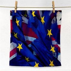 Brexit Referendum Uk Face Towel by Nexatart