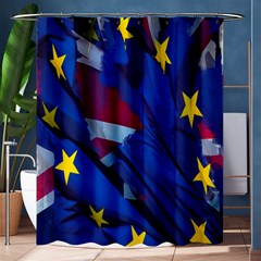 Brexit Referendum Uk Shower Curtain 60  X 72  (medium)  by Nexatart