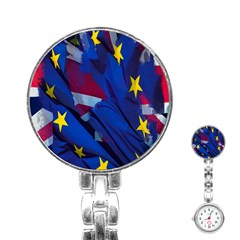 Brexit Referendum Uk Stainless Steel Nurses Watch by Nexatart