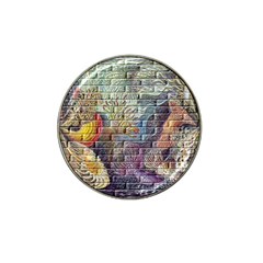 Brick Of Walls With Color Patterns Hat Clip Ball Marker (10 Pack) by Nexatart