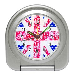 British Flag Abstract Travel Alarm Clocks