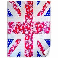 British Flag Abstract Canvas 18  X 24   by Nexatart