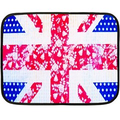 British Flag Abstract Fleece Blanket (mini) by Nexatart