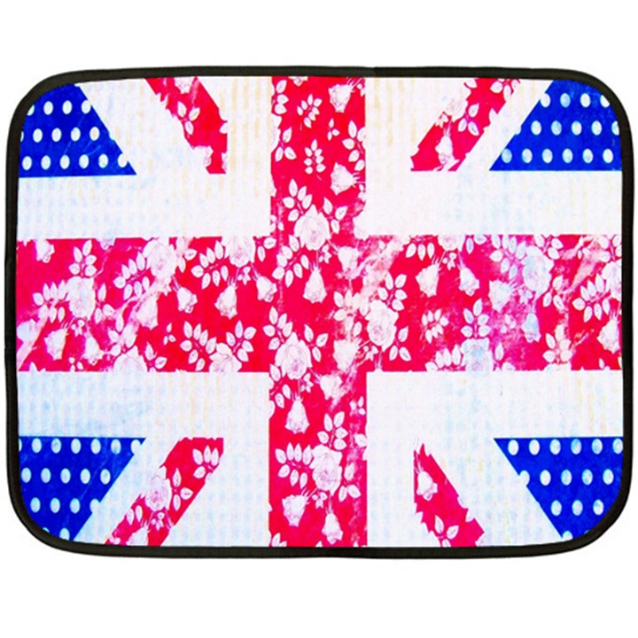 British Flag Abstract Fleece Blanket (Mini)