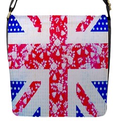 British Flag Abstract Flap Messenger Bag (s) by Nexatart