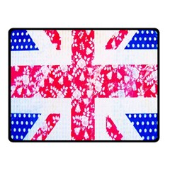 British Flag Abstract Double Sided Fleece Blanket (small)  by Nexatart