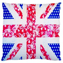 British Flag Abstract Standard Flano Cushion Case (one Side) by Nexatart