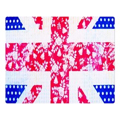 British Flag Abstract Double Sided Flano Blanket (large)  by Nexatart