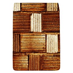 Brown Wall Tile Design Texture Pattern Flap Covers (s)  by Nexatart