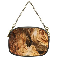 Brown Beige Abstract Painting Chain Purses (one Side)  by Nexatart