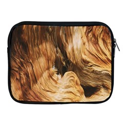 Brown Beige Abstract Painting Apple Ipad 2/3/4 Zipper Cases by Nexatart