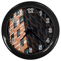 Building Architecture Skyscraper Wall Clocks (black) by Nexatart