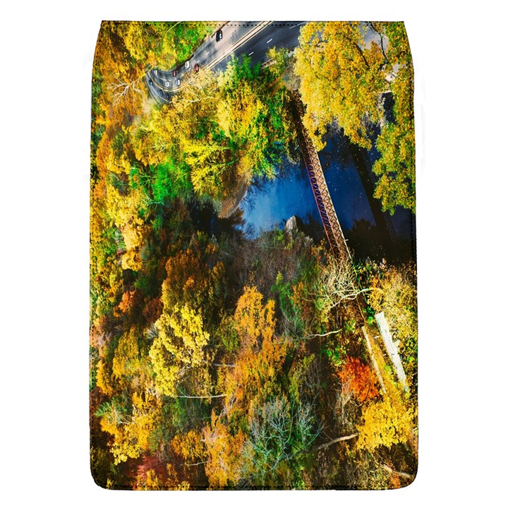 Bridge River Forest Trees Autumn Flap Covers (L) 