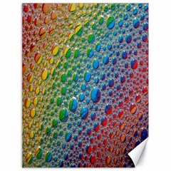 Bubbles Rainbow Colourful Colors Canvas 18  X 24   by Nexatart