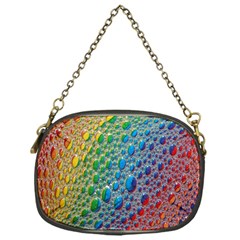 Bubbles Rainbow Colourful Colors Chain Purses (one Side)  by Nexatart