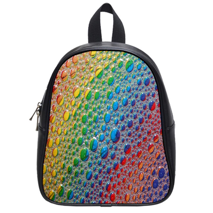 Bubbles Rainbow Colourful Colors School Bags (Small) 