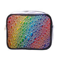 Bubbles Rainbow Colourful Colors Mini Toiletries Bags by Nexatart