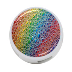 Bubbles Rainbow Colourful Colors 4-port Usb Hub (one Side)