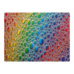 Bubbles Rainbow Colourful Colors Double Sided Flano Blanket (mini)  by Nexatart