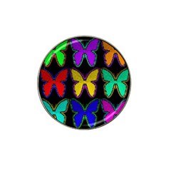 Butterflies Pattern Hat Clip Ball Marker (10 Pack) by Nexatart