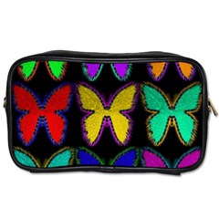 Butterflies Pattern Toiletries Bags by Nexatart