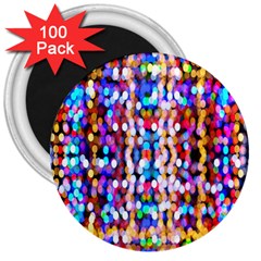 Bokeh Abstract Background Blur 3  Magnets (100 Pack) by Nexatart