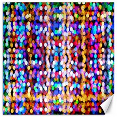 Bokeh Abstract Background Blur Canvas 12  X 12   by Nexatart