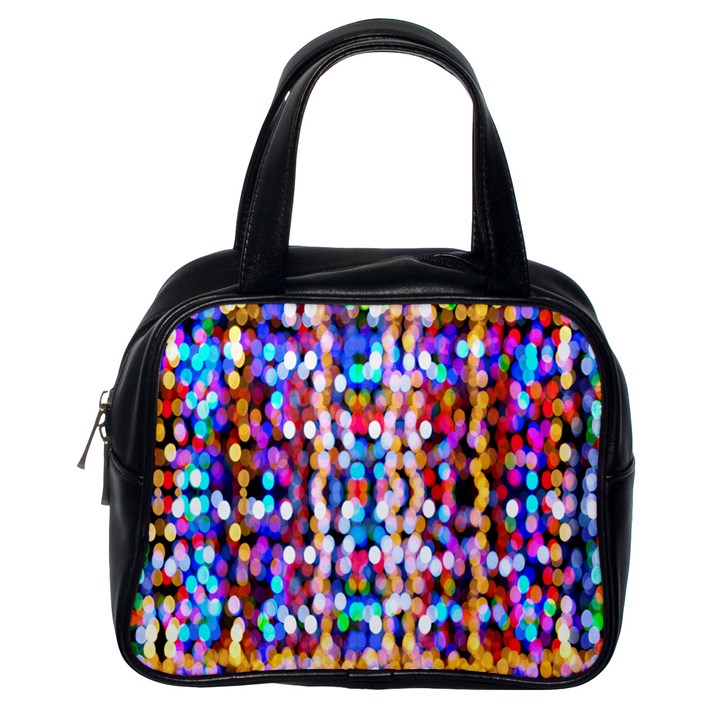 Bokeh Abstract Background Blur Classic Handbags (One Side)