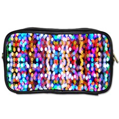 Bokeh Abstract Background Blur Toiletries Bags 2-side by Nexatart