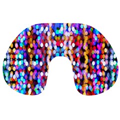 Bokeh Abstract Background Blur Travel Neck Pillows by Nexatart