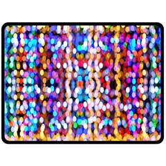 Bokeh Abstract Background Blur Double Sided Fleece Blanket (large)  by Nexatart