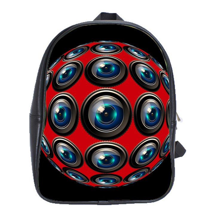 Camera Monitoring Security School Bags(Large) 