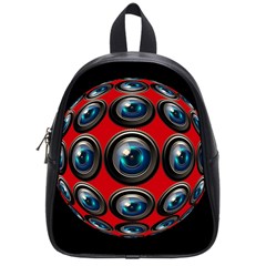 Camera Monitoring Security School Bags (small)  by Nexatart