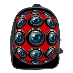 Camera Monitoring Security School Bags (xl)  by Nexatart