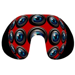 Camera Monitoring Security Travel Neck Pillows by Nexatart