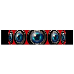 Camera Monitoring Security Flano Scarf (small) by Nexatart