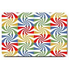 Candy Pattern  Large Doormat  by Nexatart