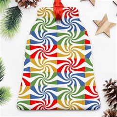 Candy Pattern  Bell Ornament (two Sides) by Nexatart