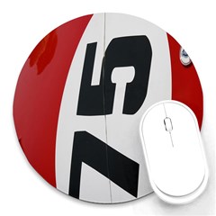 Car Auto Speed Vehicle Automobile Round Mousepads by Nexatart