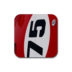 Car Auto Speed Vehicle Automobile Rubber Coaster (square)  by Nexatart