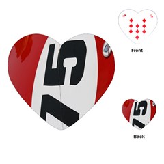 Car Auto Speed Vehicle Automobile Playing Cards (heart)  by Nexatart