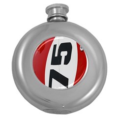 Car Auto Speed Vehicle Automobile Round Hip Flask (5 Oz) by Nexatart