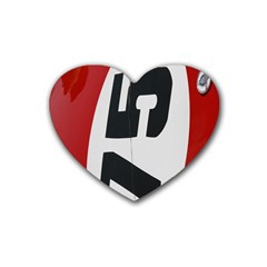 Car Auto Speed Vehicle Automobile Heart Coaster (4 Pack)  by Nexatart